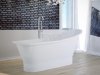 BESCO Wanna wolnostojąca Gloria 160x68 + klik-klak chrom #WMD-160-GL